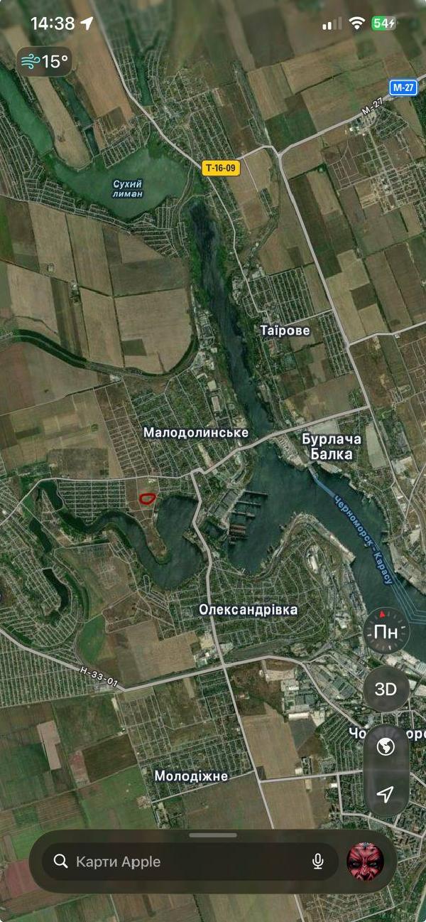 земля продам село Малодолинське, фото 2 з 3