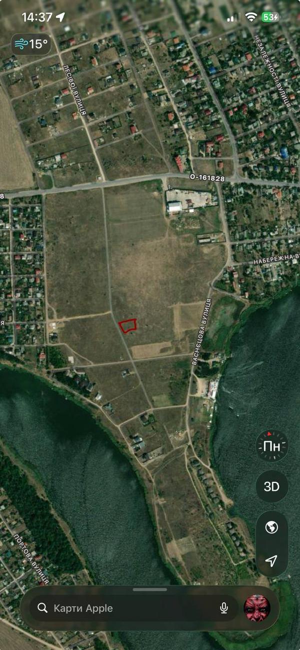 земля продам село Малодолинське, фото 3 з 3