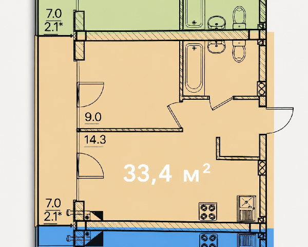 квартира продам місто Одеса, фото 4 з 8