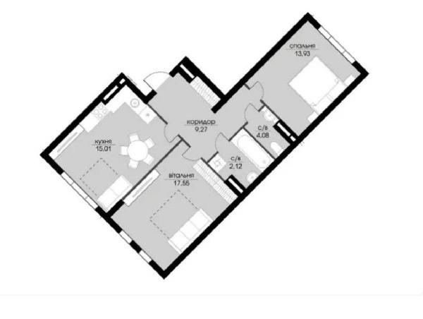 квартира продам село Петропавлівська Борщагівка, фото 8 з 10