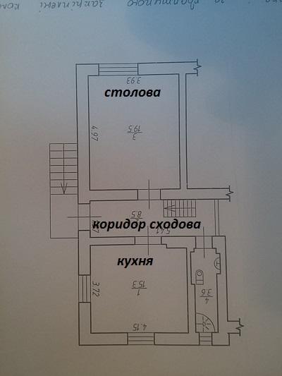 План нижнього поверху